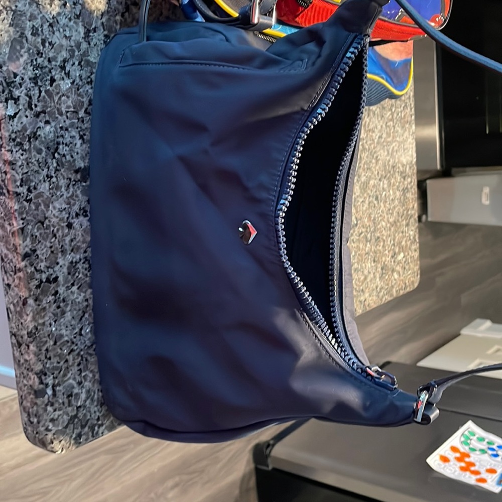 Blue Canvas Kate Spade shoulder bag